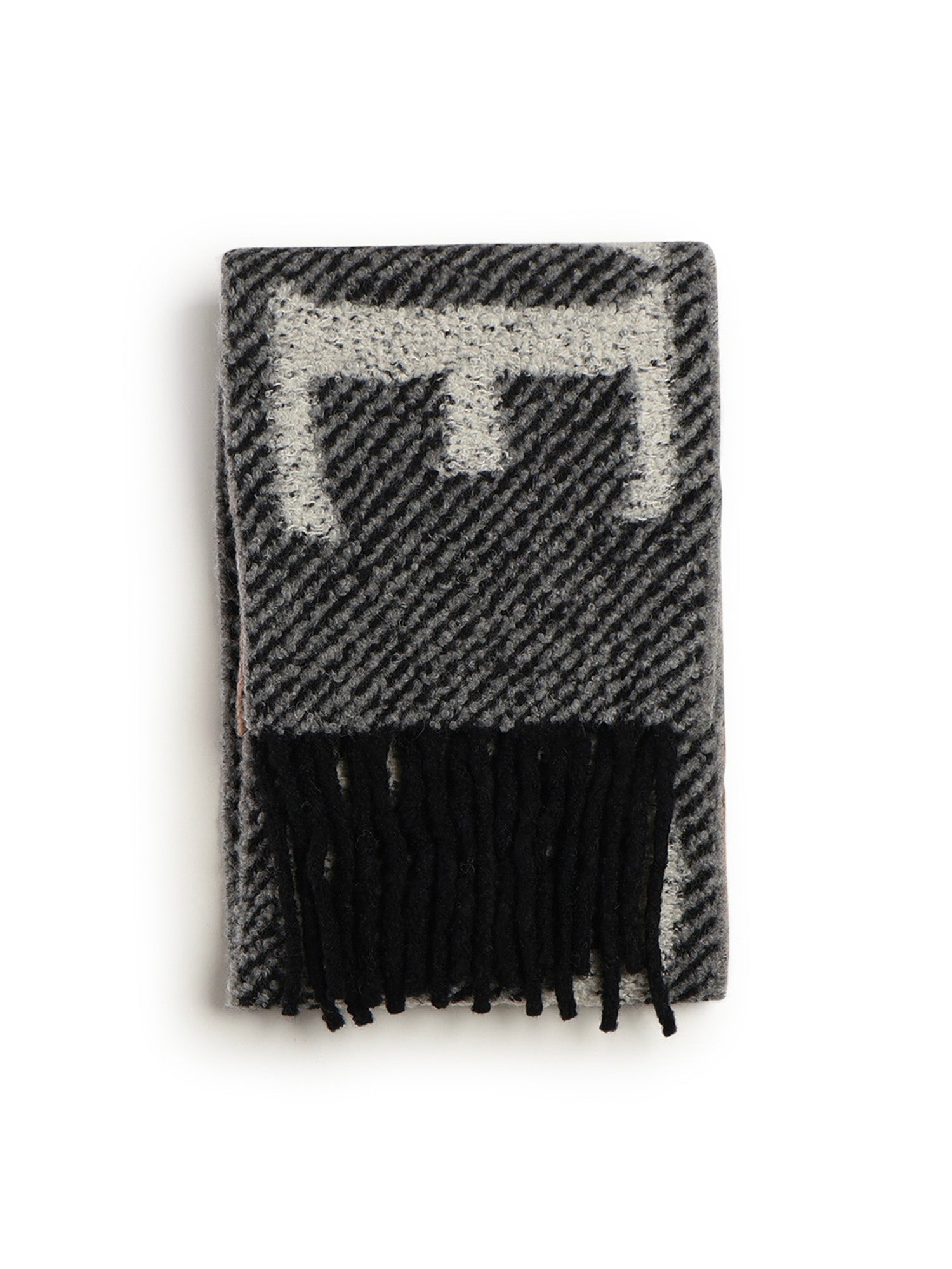 Loewe Scarfs Light Blue/white Alpaca/wool