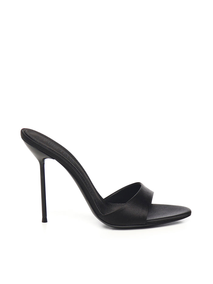 Paris Texas Sandals Black Viscose