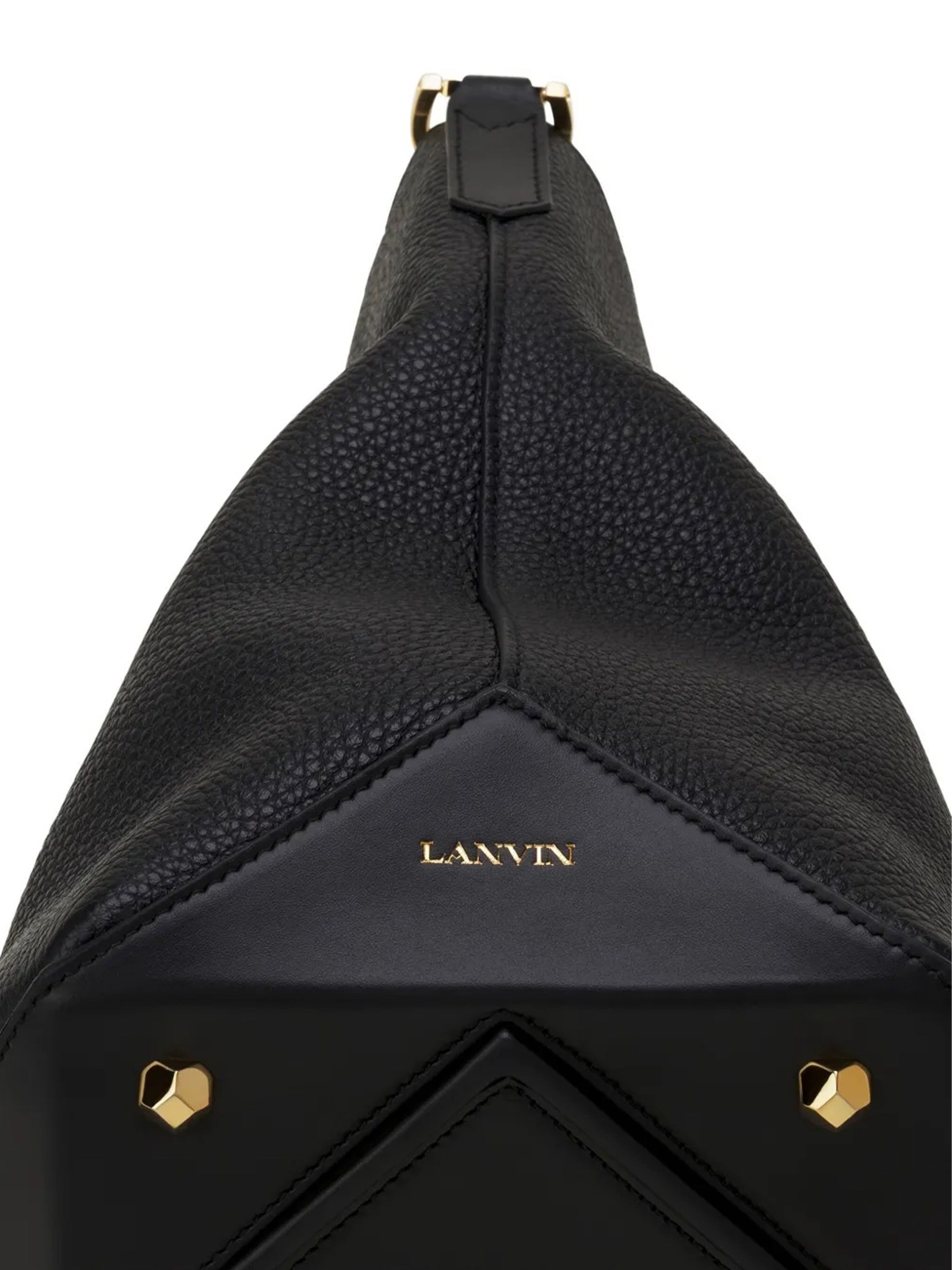 Bucket Bag With Handle Mm Black Calf Leather | Borsa