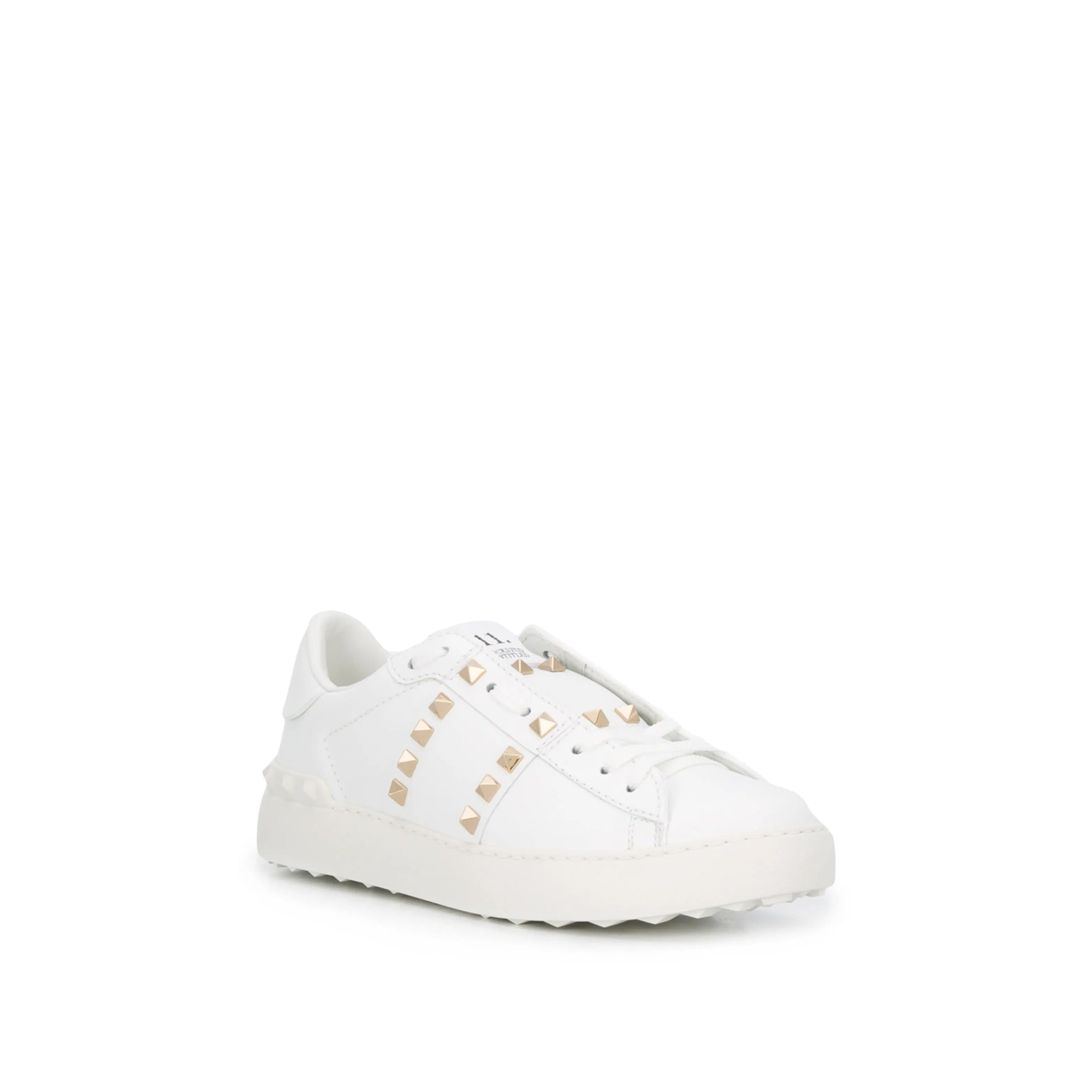 Garavani Rockstud Untitled Sneakers White Leather