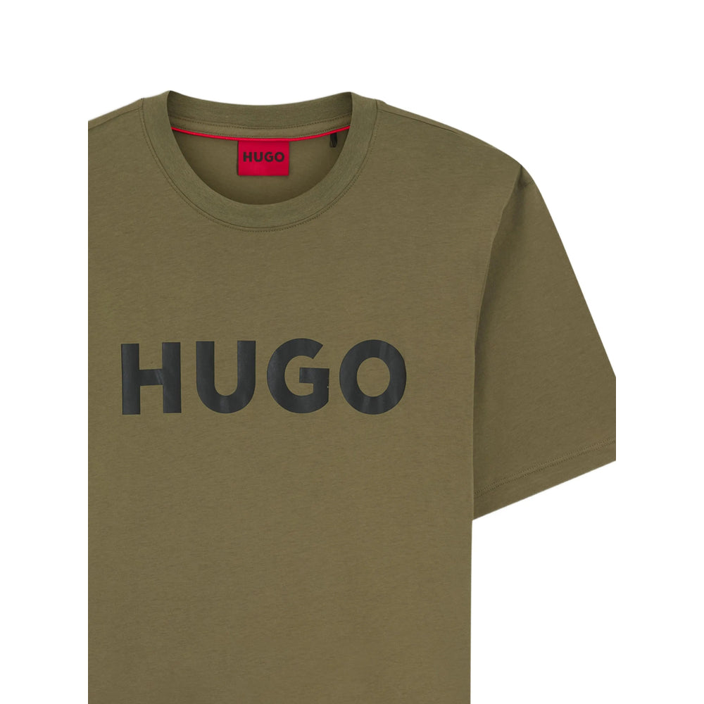 T-Shirt Hugo Green/black Cotton: 100. T-shirts