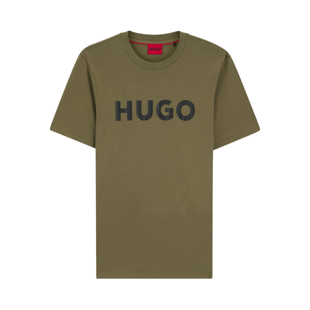 T-Shirt Hugo Green/black Cotton: 100. T-shirts