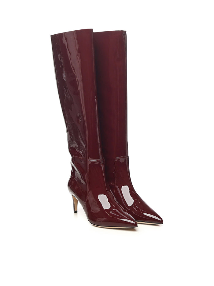 Paris Texas Boots Pinot Noir Patent Leather