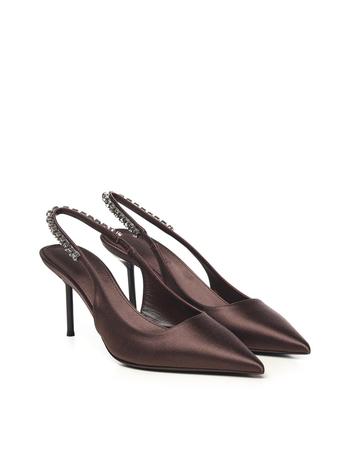 Paris Texas With Heel Ebony Viscose