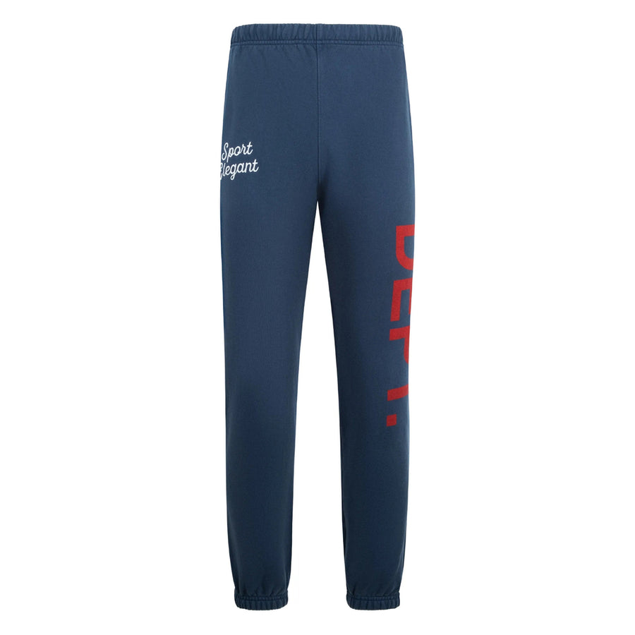 Pant With Gallery Dept. Lettering Blue/red Cotton: 100. Track