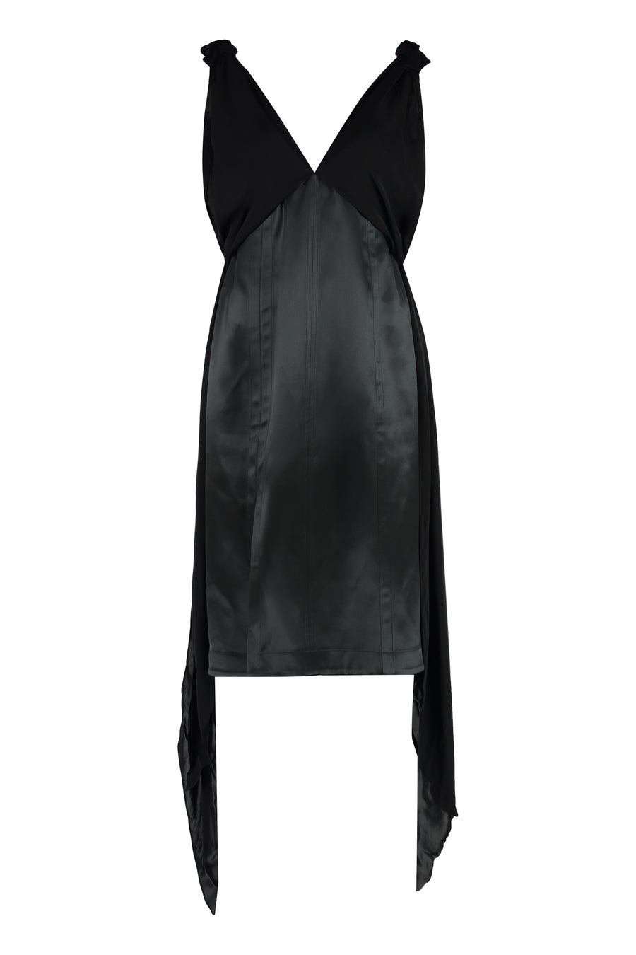 Silk Midi Dress Green