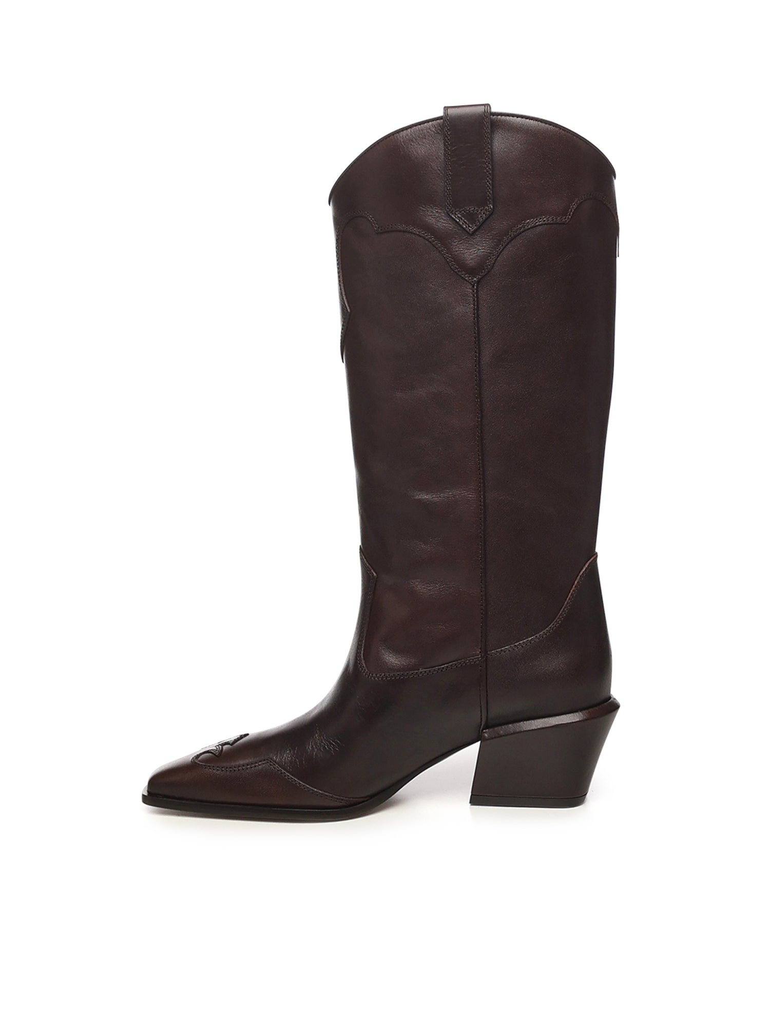 Paris Texas Boots Ebony Calfskin