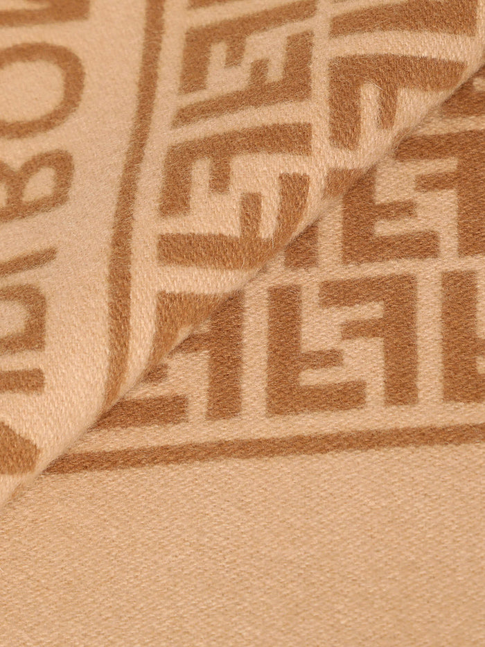 Fendi Scarfs Brown Wool