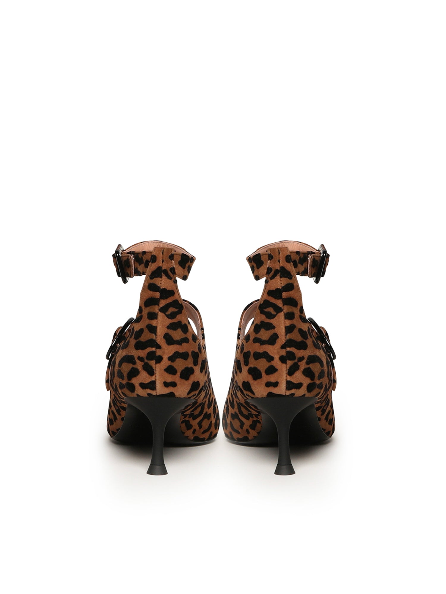 Giuliano Galiano With Heel Brown/black Suede