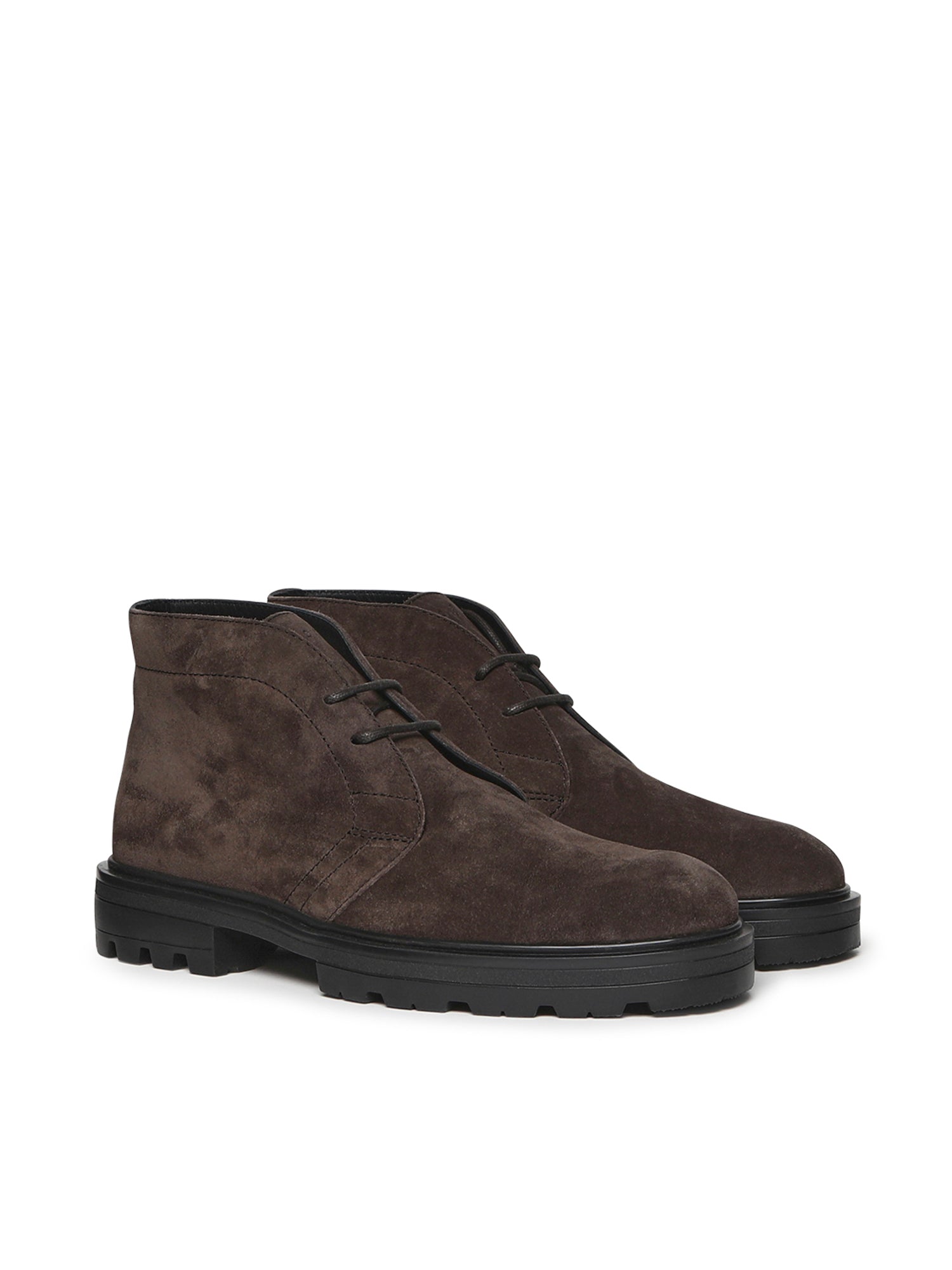 Hogan Sneakers Brown Calfskin