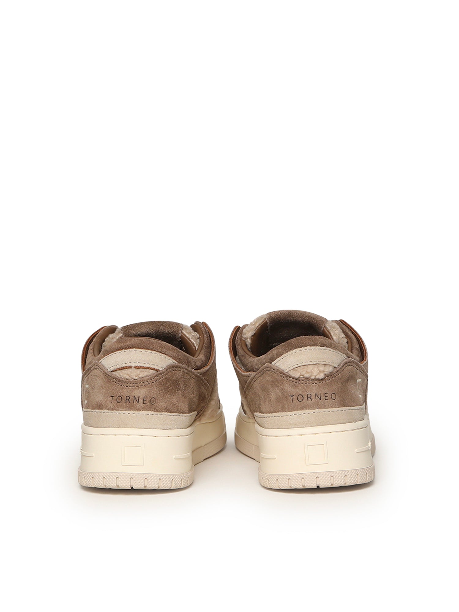D.a.t.e. Sneakers Beige Suede/teddy