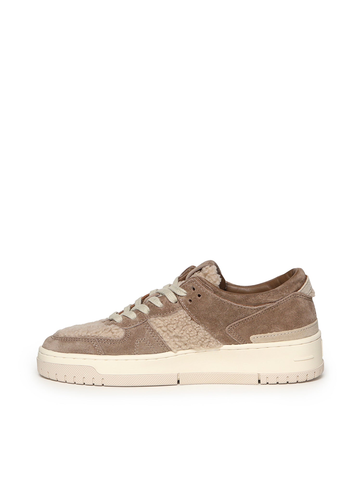 D.a.t.e. Sneakers Beige Suede/teddy