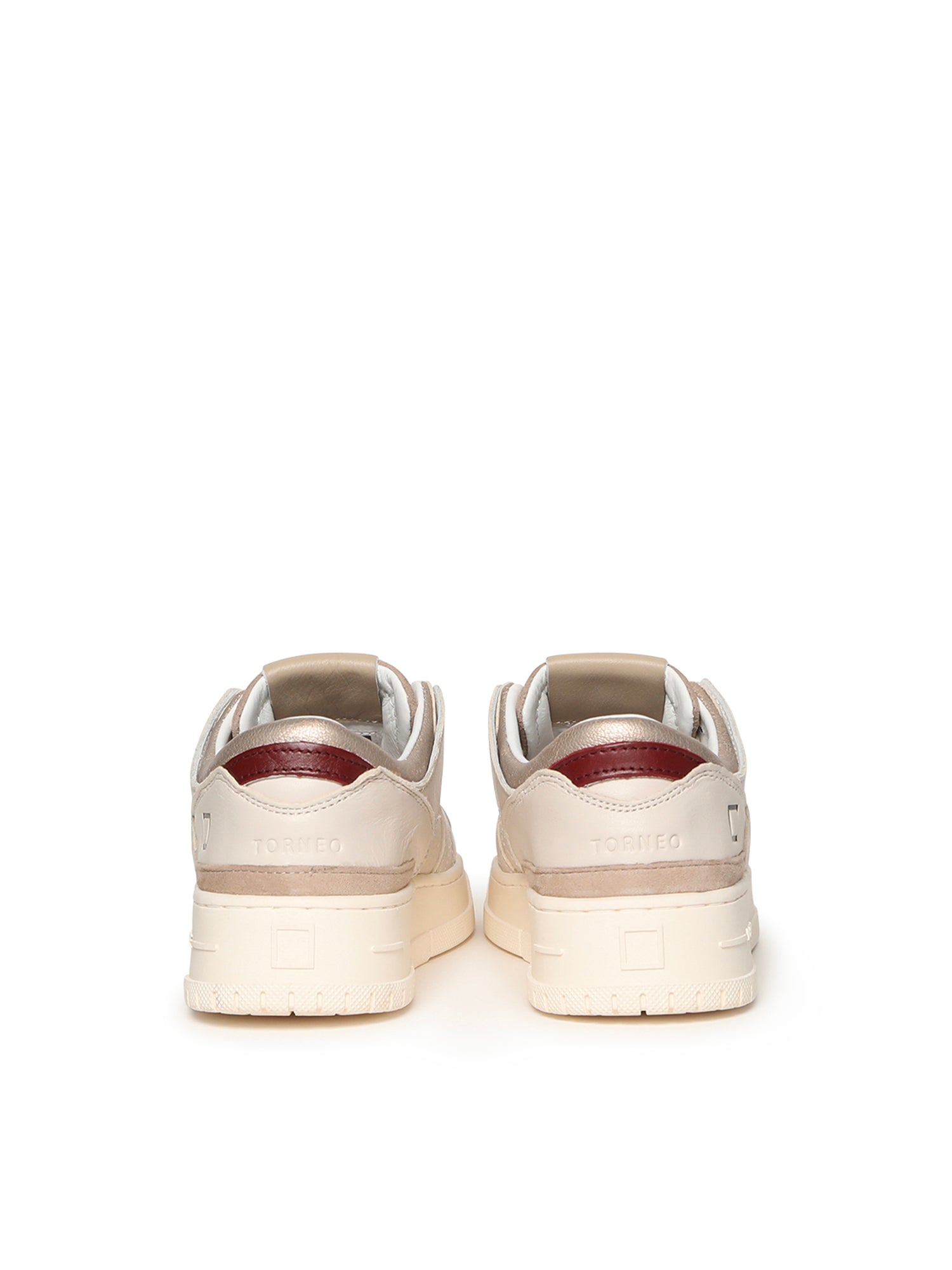 D.a.t.e. Sneakers White Laminated Leather