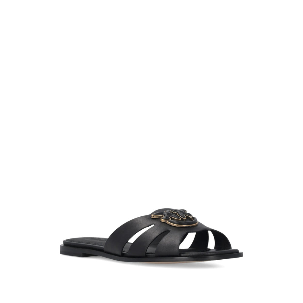Shoes Pinko Black Calf Leather: 100