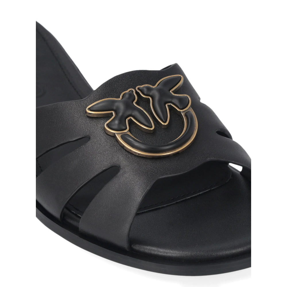 Shoes Pinko Black Calf Leather: 100