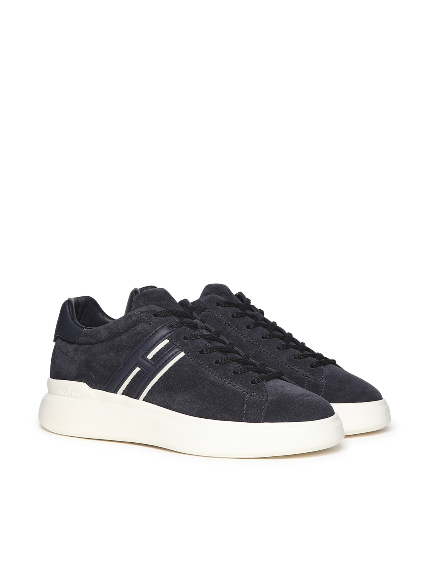 Hogan Sneakers Blue Calfskin