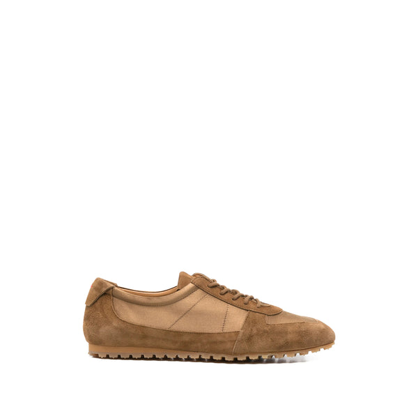 Sneakers Uma Suede Brown Outer: Satin Trainers