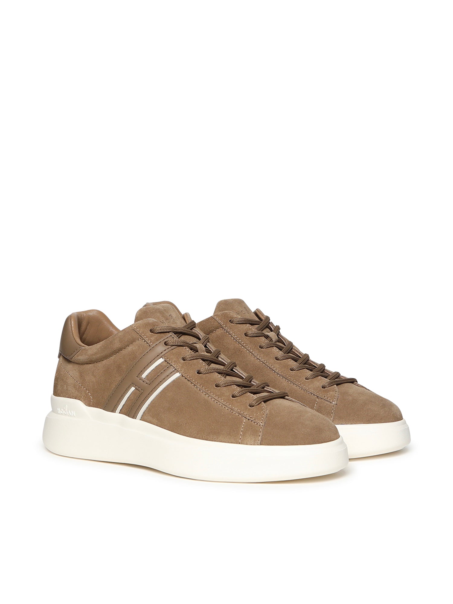 Hogan Sneakers Brown Calfskin