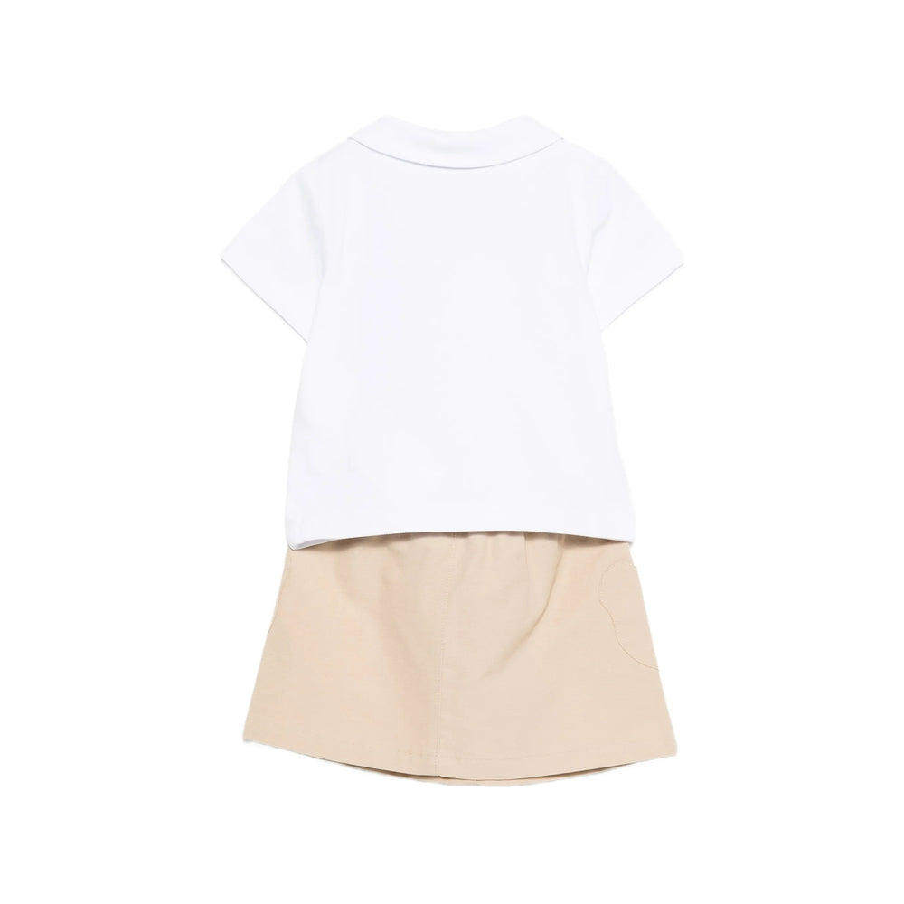 Jumpsuit Moschino White/neutrals Cotton: 95. Jumpsuits