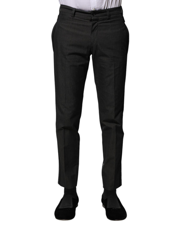 Dolce & Gabbana 100% Cotton trousers in gray