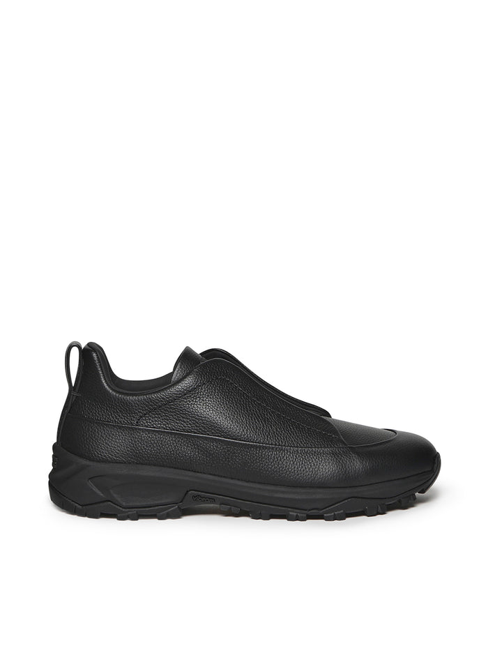 Zegna Sneakers Black Calfskin