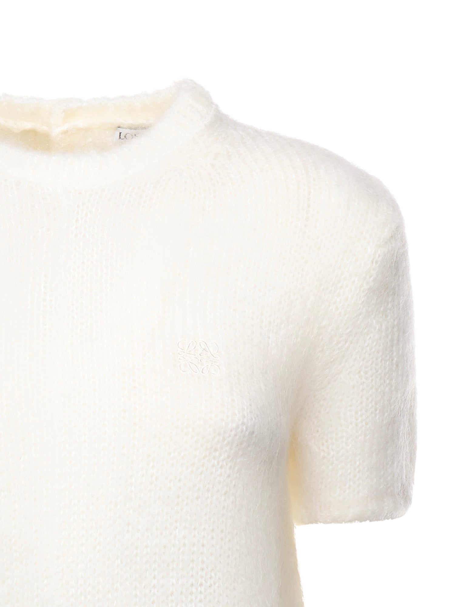 Loewe Sweaters White Wool/mohair/polyamide