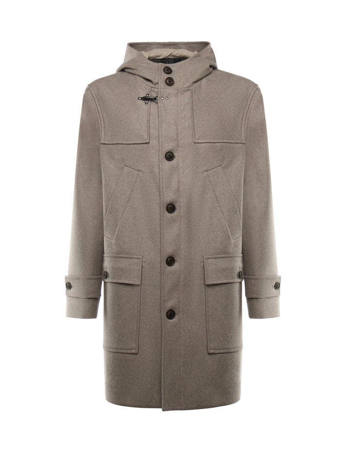 Fay Coats Beige Wool