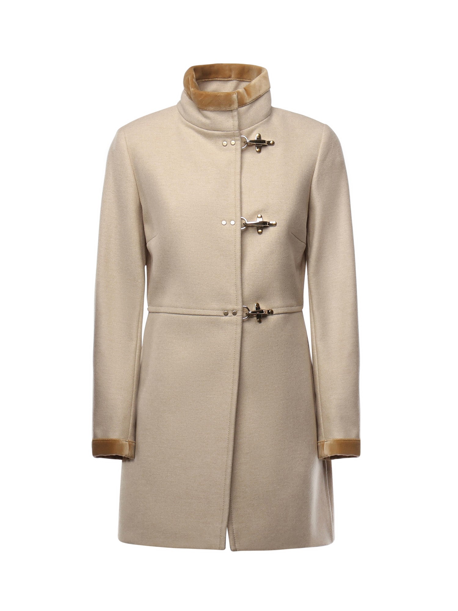 Fay Coats White Wool
