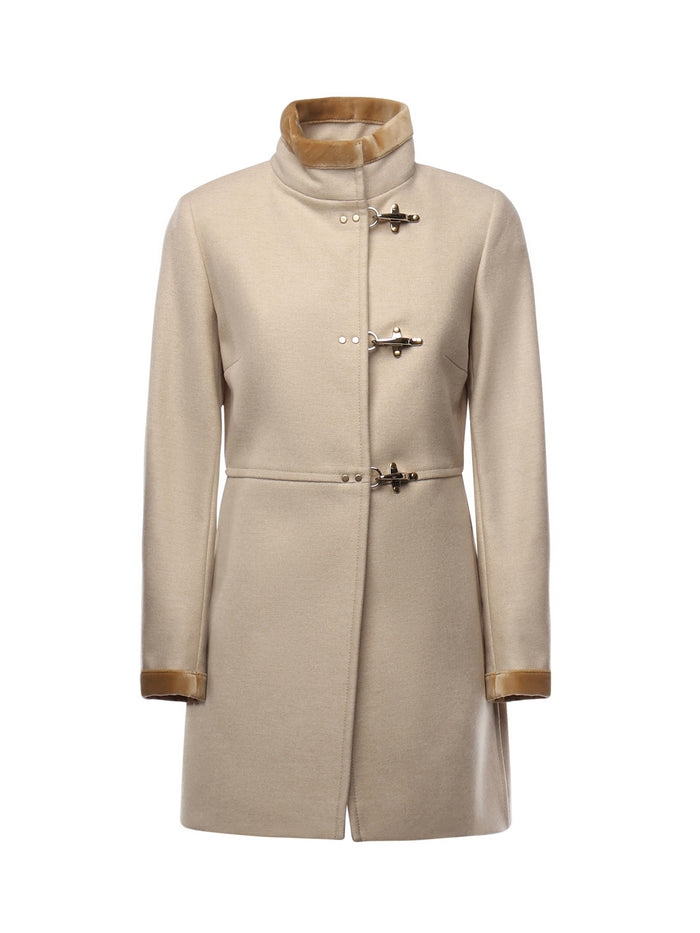Fay Coats White Wool
