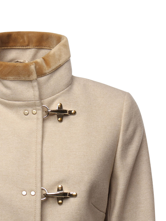 Fay Coats White Wool