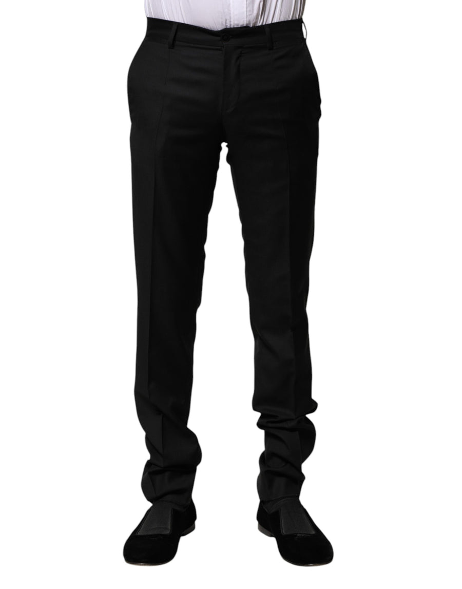 Dolce & Gabbana 100% Virgin Wool trousers in black