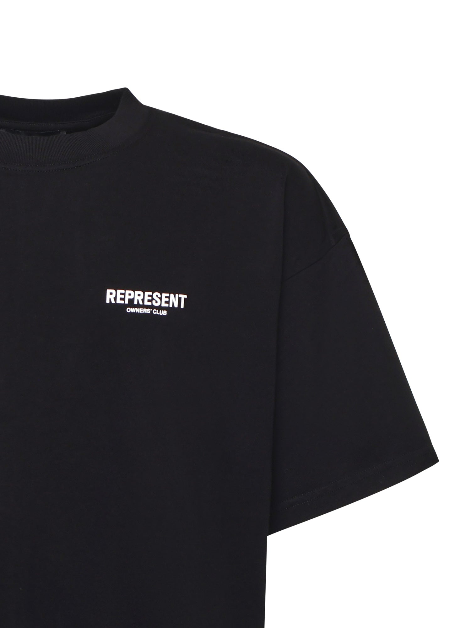 Represent T-shirts and Polos Black Cotton