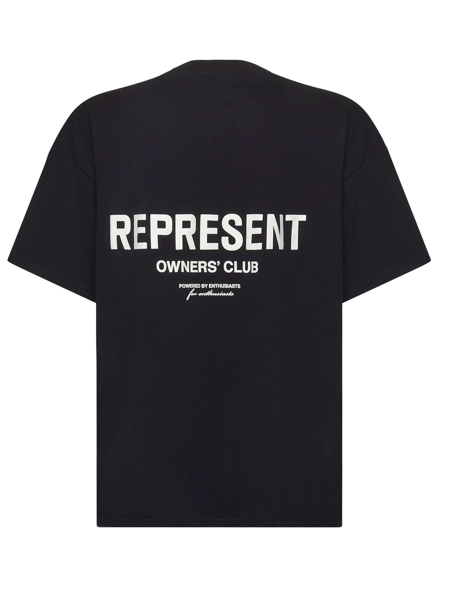 Represent T-shirts and Polos Black Cotton