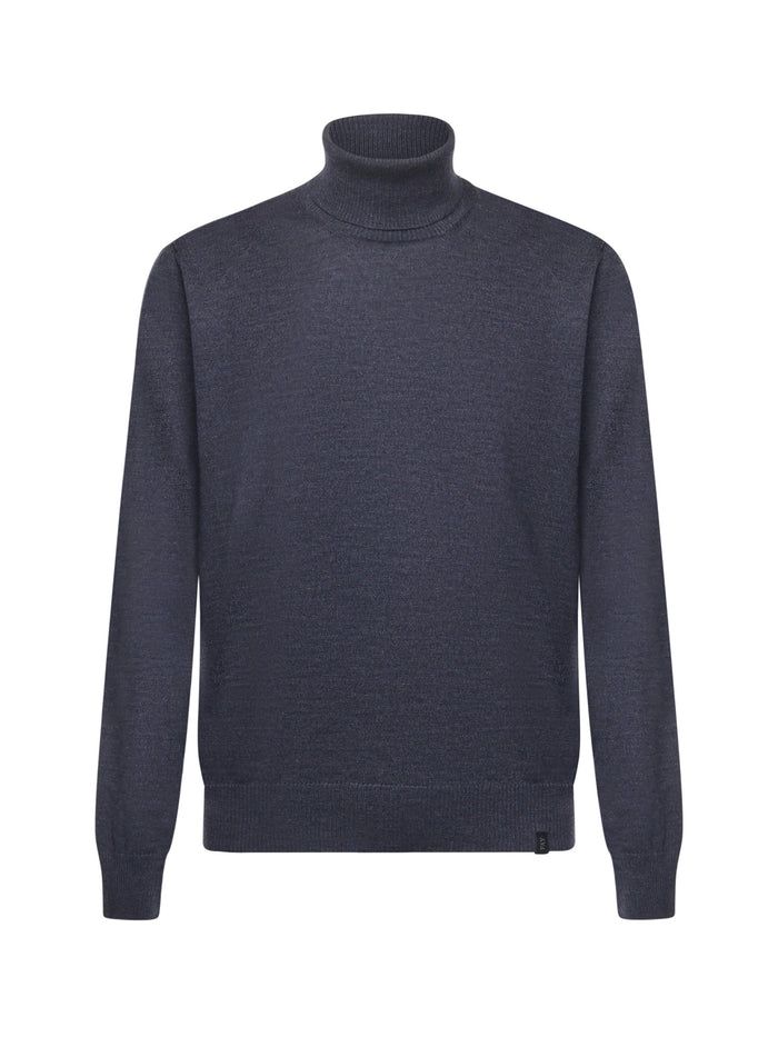 Fay Sweaters Air Force Blue Virgin Wool