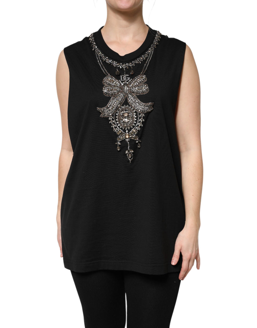 Dolce & Gabbana 100% Cotton tank top in black