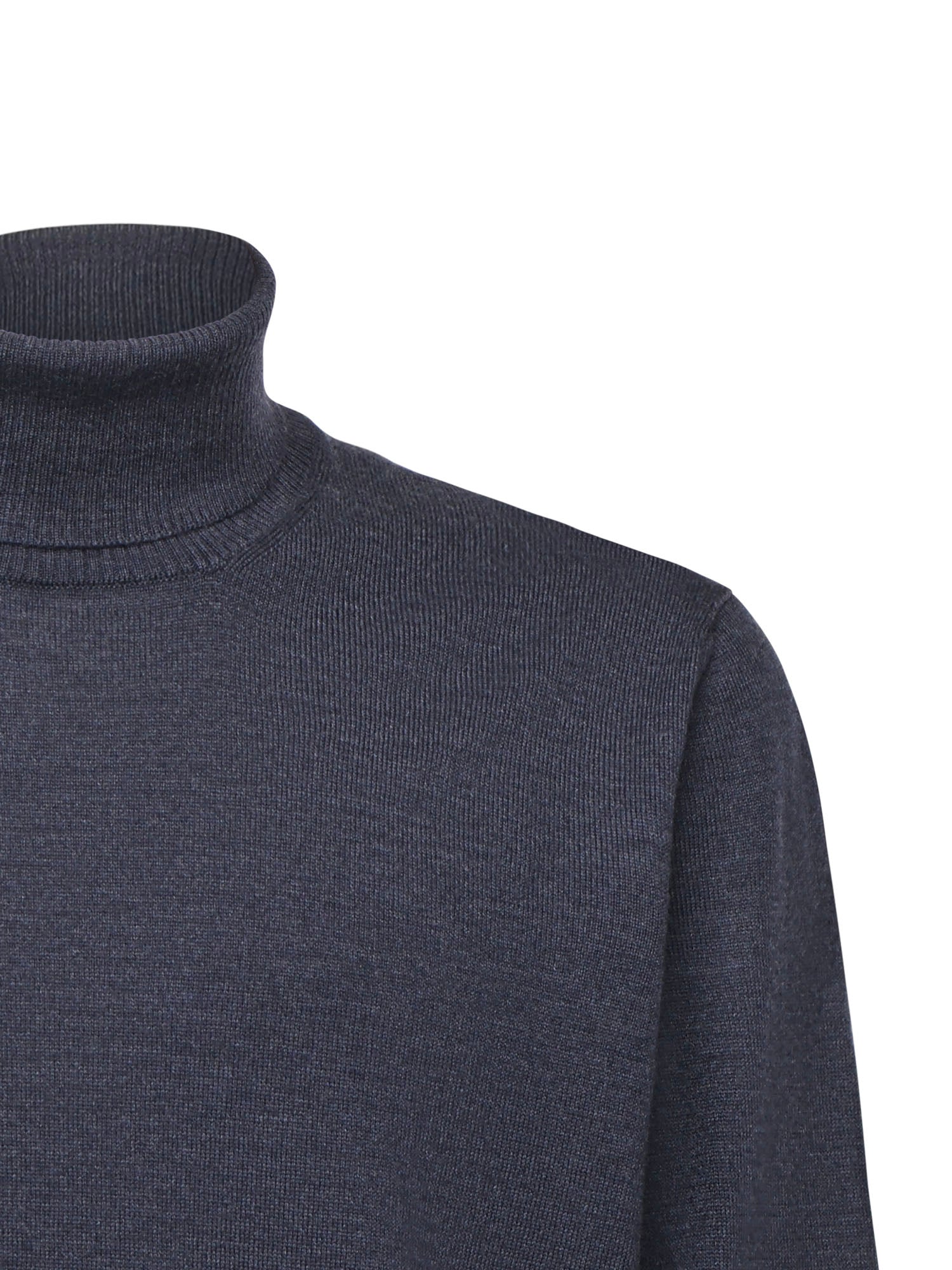 Fay Sweaters Air Force Blue Virgin Wool