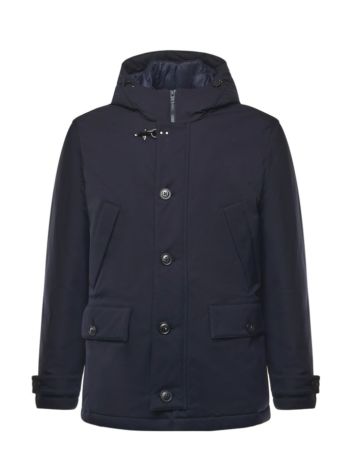 Fay Coats Blue Polyester