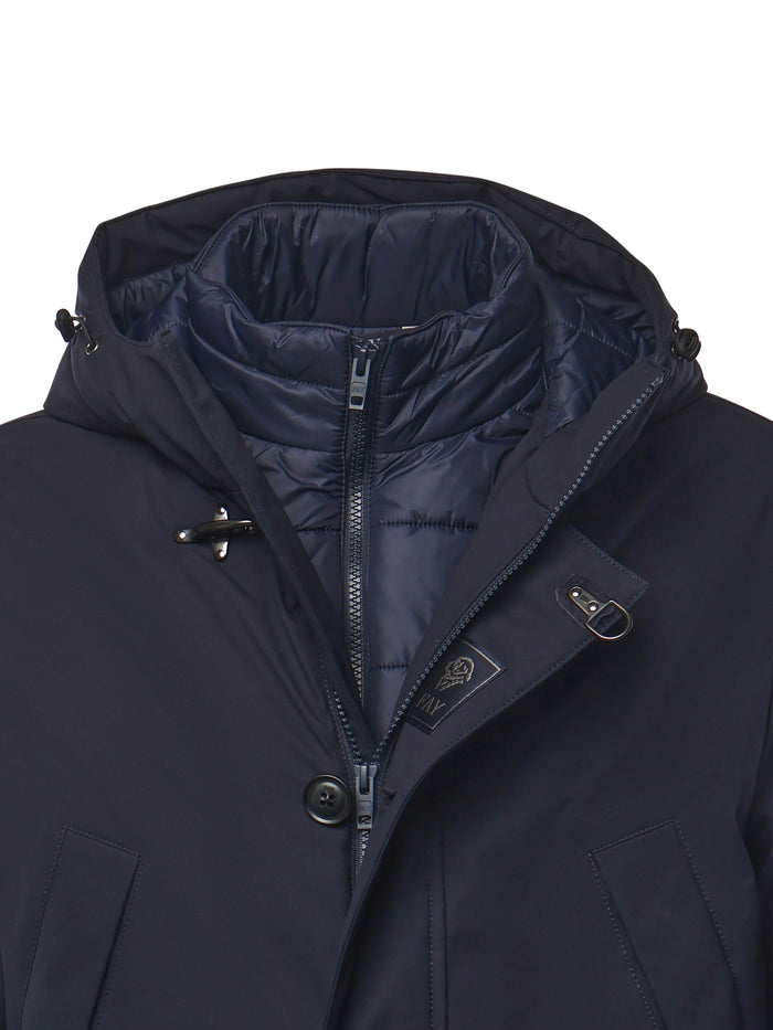 Fay Coats Blue Polyester