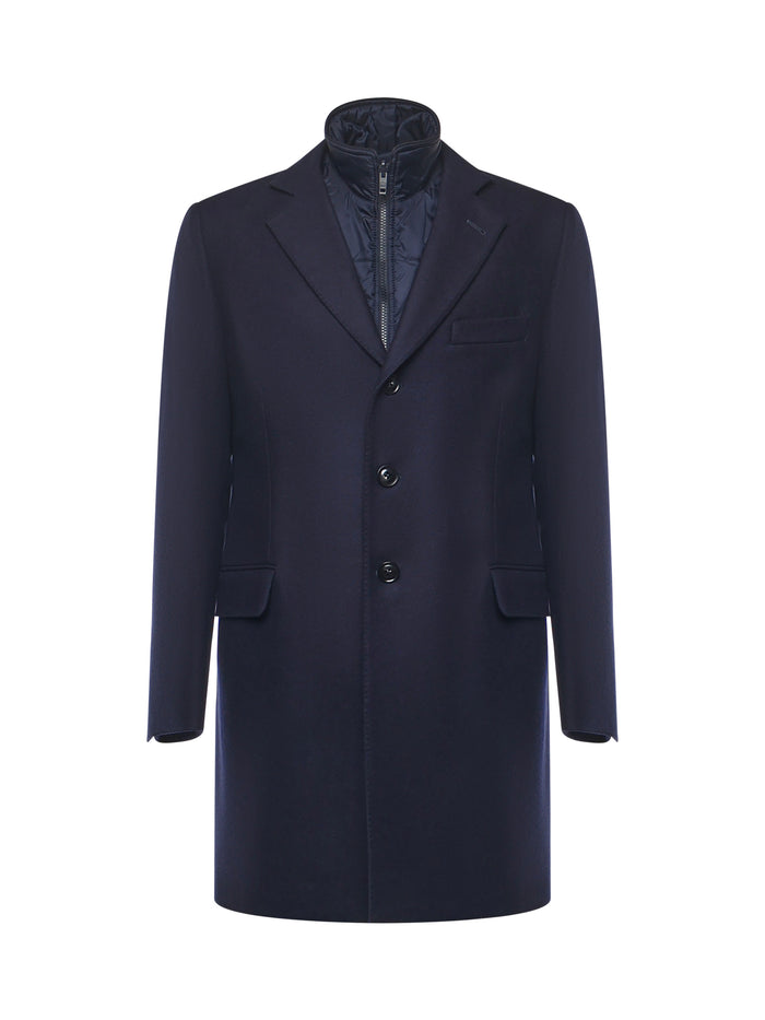 Fay Coats Blue Wool