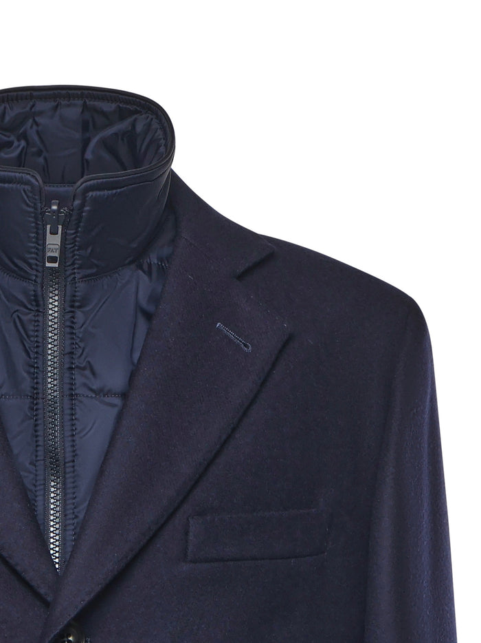 Fay Coats Blue Wool