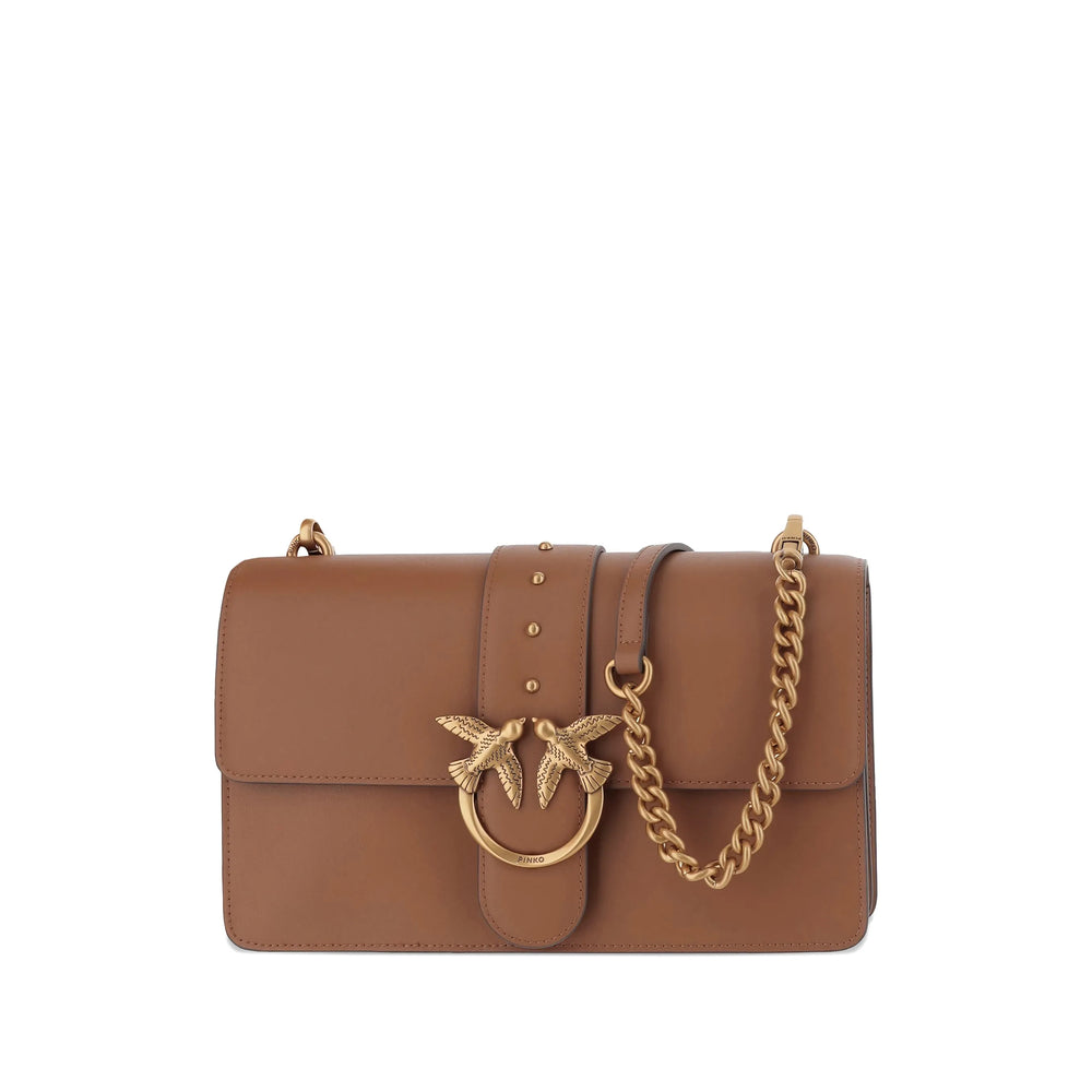 Bag Pinko Brown Lining Cotton: 100