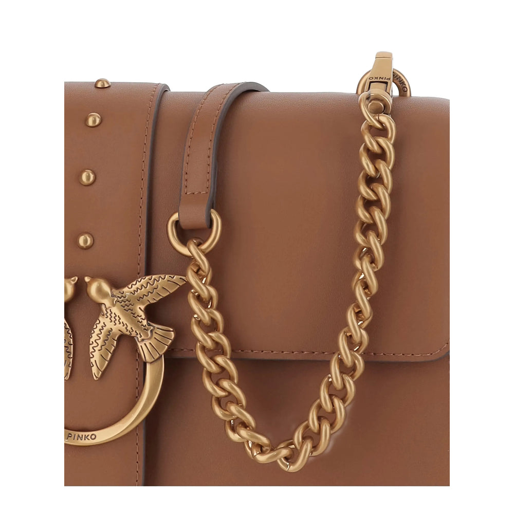 Bag Pinko Brown Lining Cotton: 100