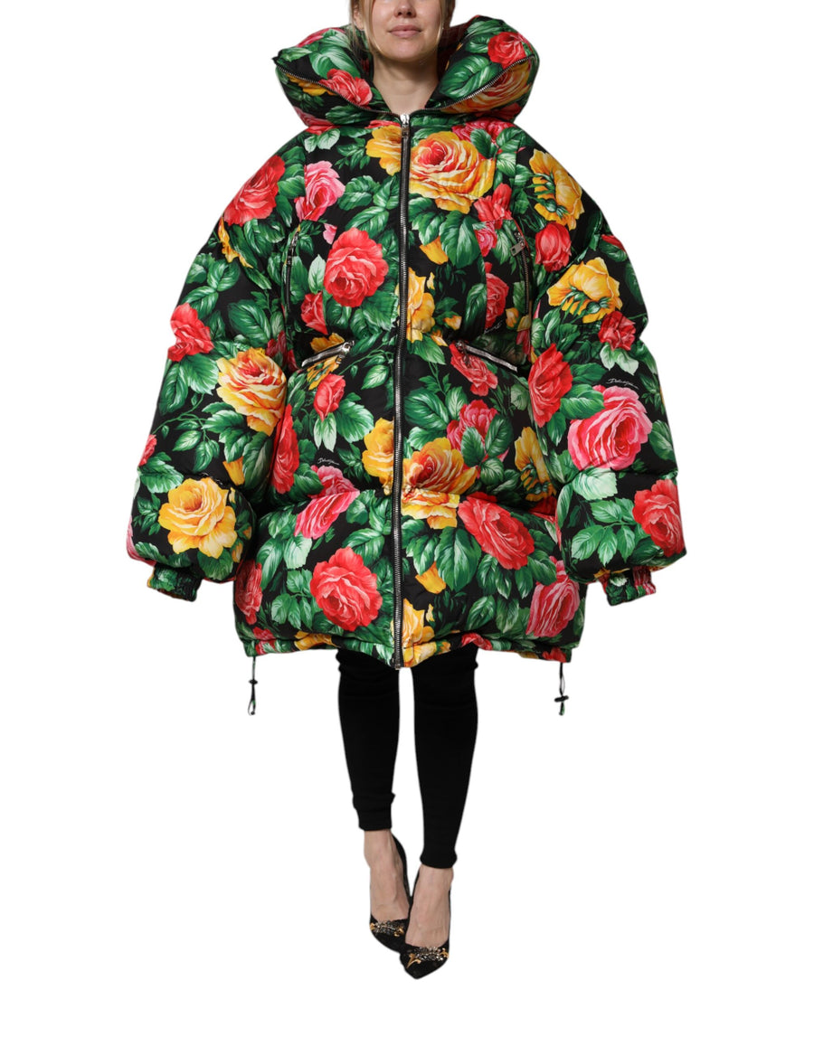 Dolce & Gabbana 100% Polyester puffer jacket in multicolor