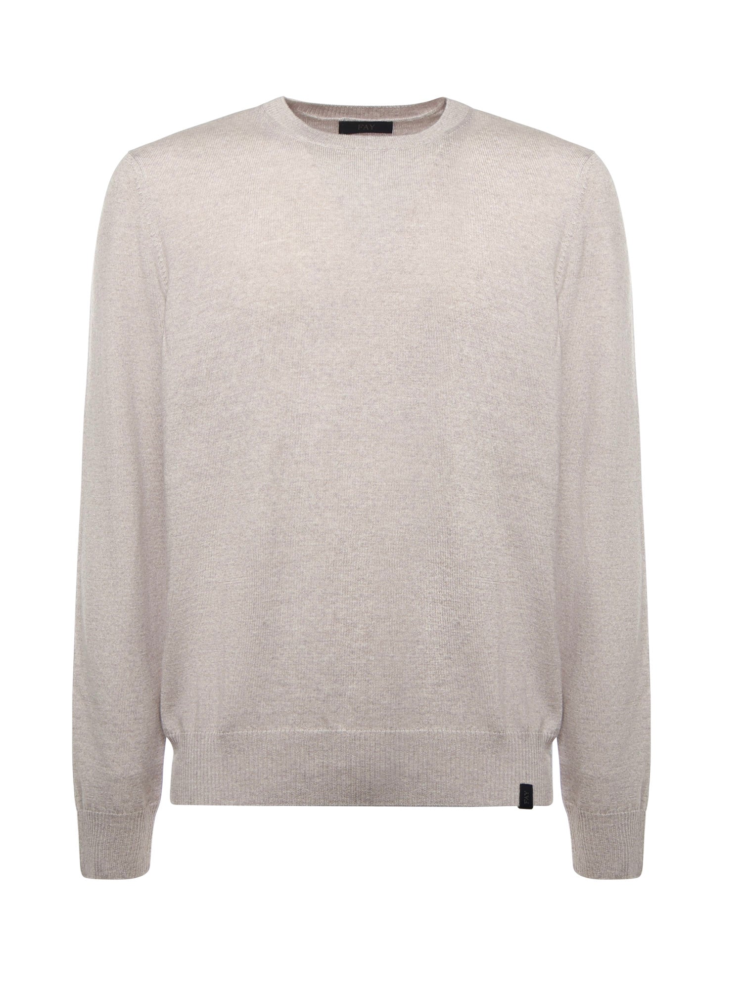 Fay Sweaters Grey Virgin Wool
