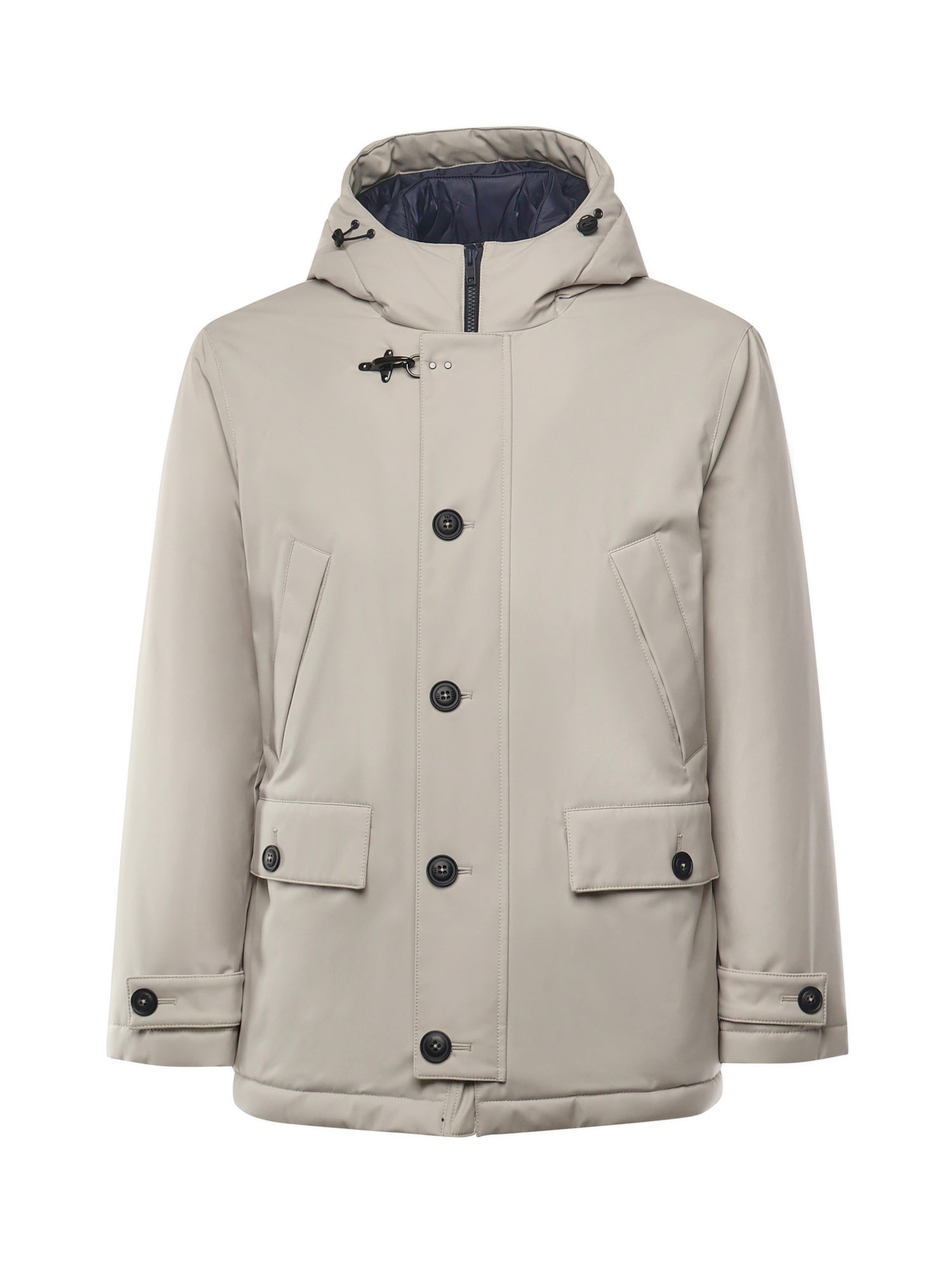 Fay Coats Grey Polyester