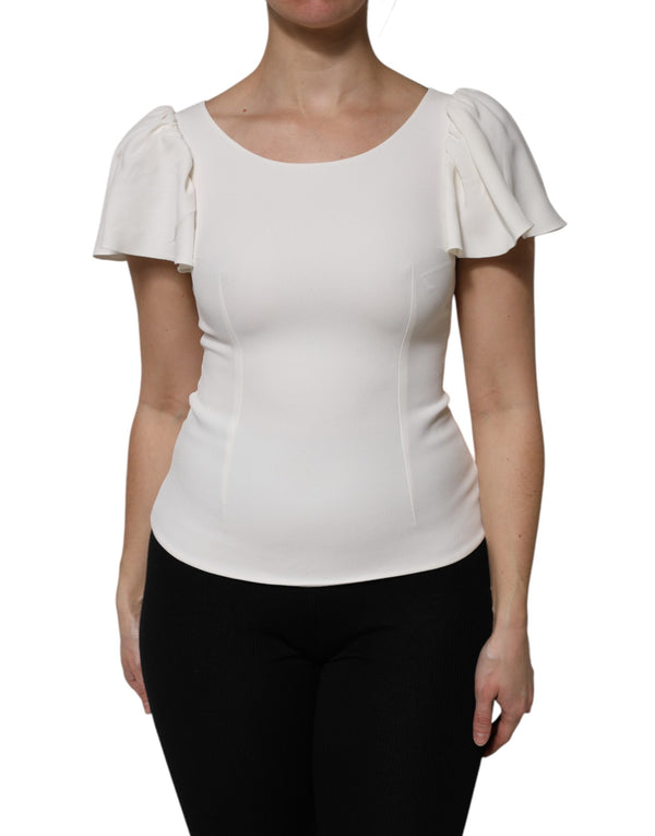 Dolce & Gabbana 51% Viscose blouse in white