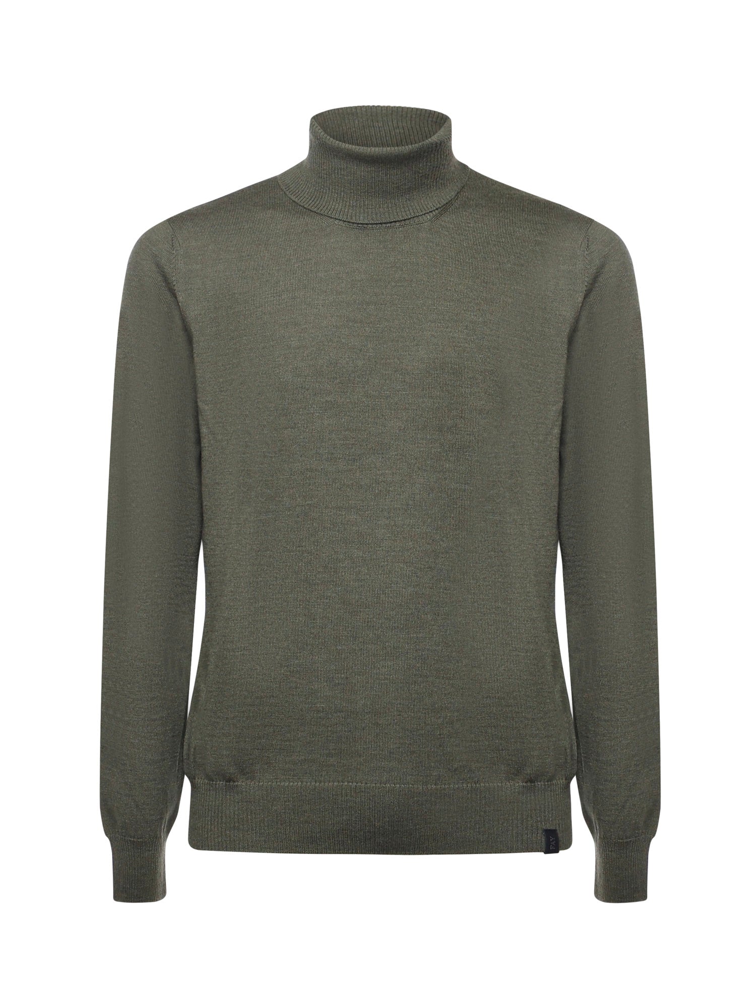 Fay Sweaters Green Virgin Wool