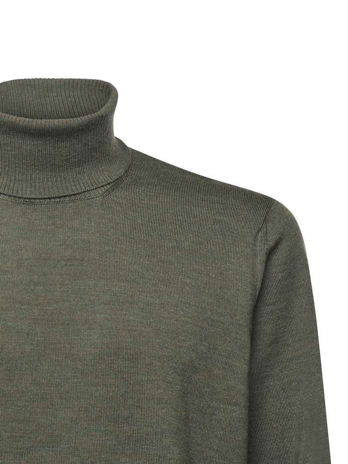 Fay Sweaters Green Virgin Wool