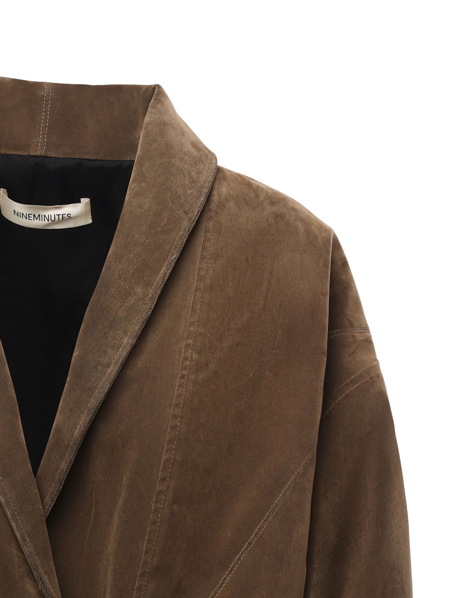 Nineminutes Jackets Coffee Cotton