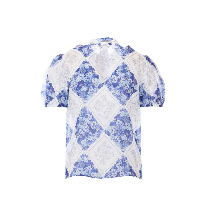 Shirt Twinset White/blue Polyester